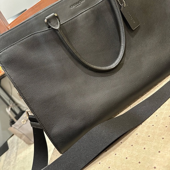 Black leather Coach Bag - Beckett Structured Brief - Style No. F73524 - Picture 5 of 6